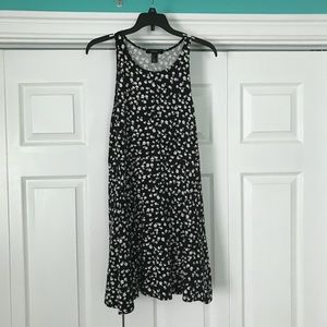 High neck skater dress